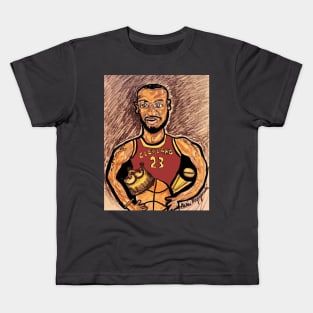 Lebron King James Cleveland Kids T-Shirt